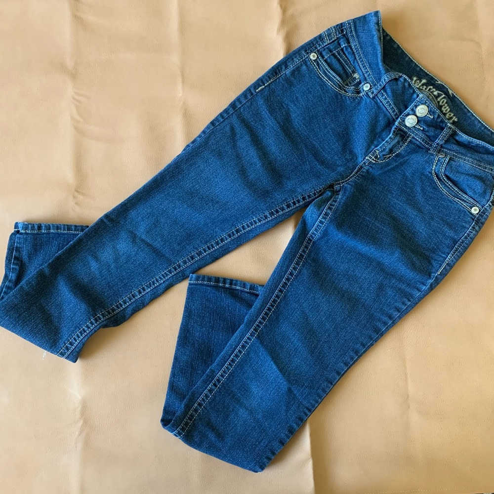 Wallflower Double Button Skinny Jeans